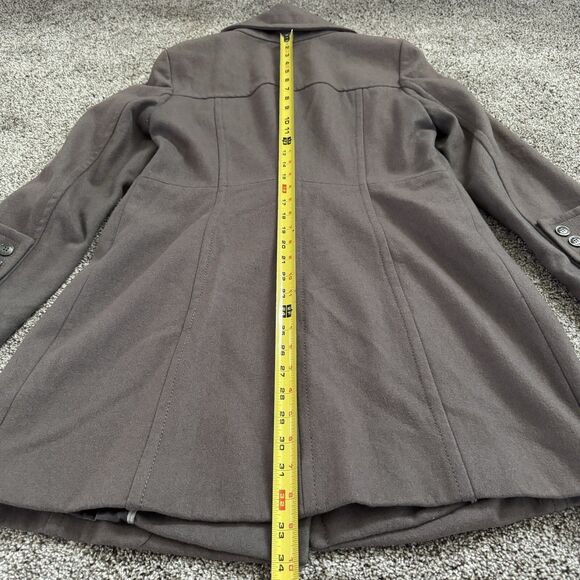 KENNETH COLE Wool Double Breasted Pea Coat Button Coat Jacket Women’s Size 10 - Picture 12 of 15